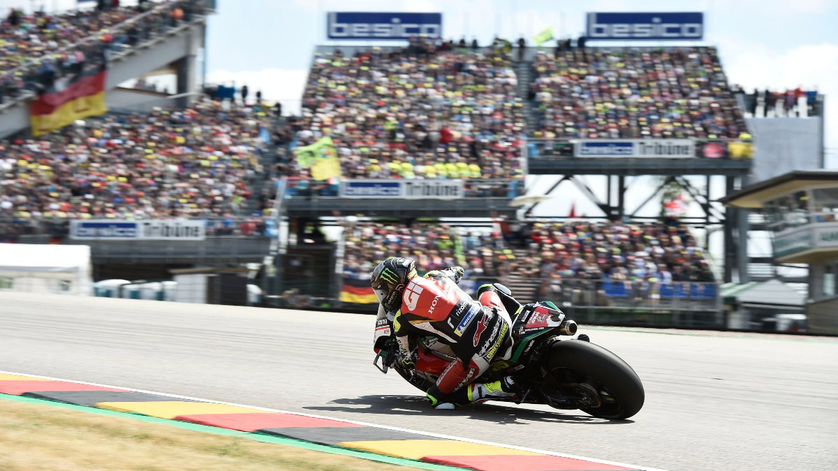 Cal Crutchlow at the Sachsenring